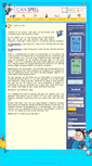 Mobile Screenshot of icanspell.co.uk